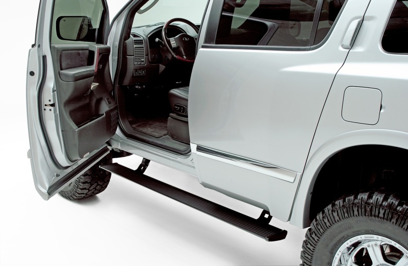 Nissan Titan Running Board - AMP Research - PowerStep Automatic Power-Deploying - Black - `04-`15
